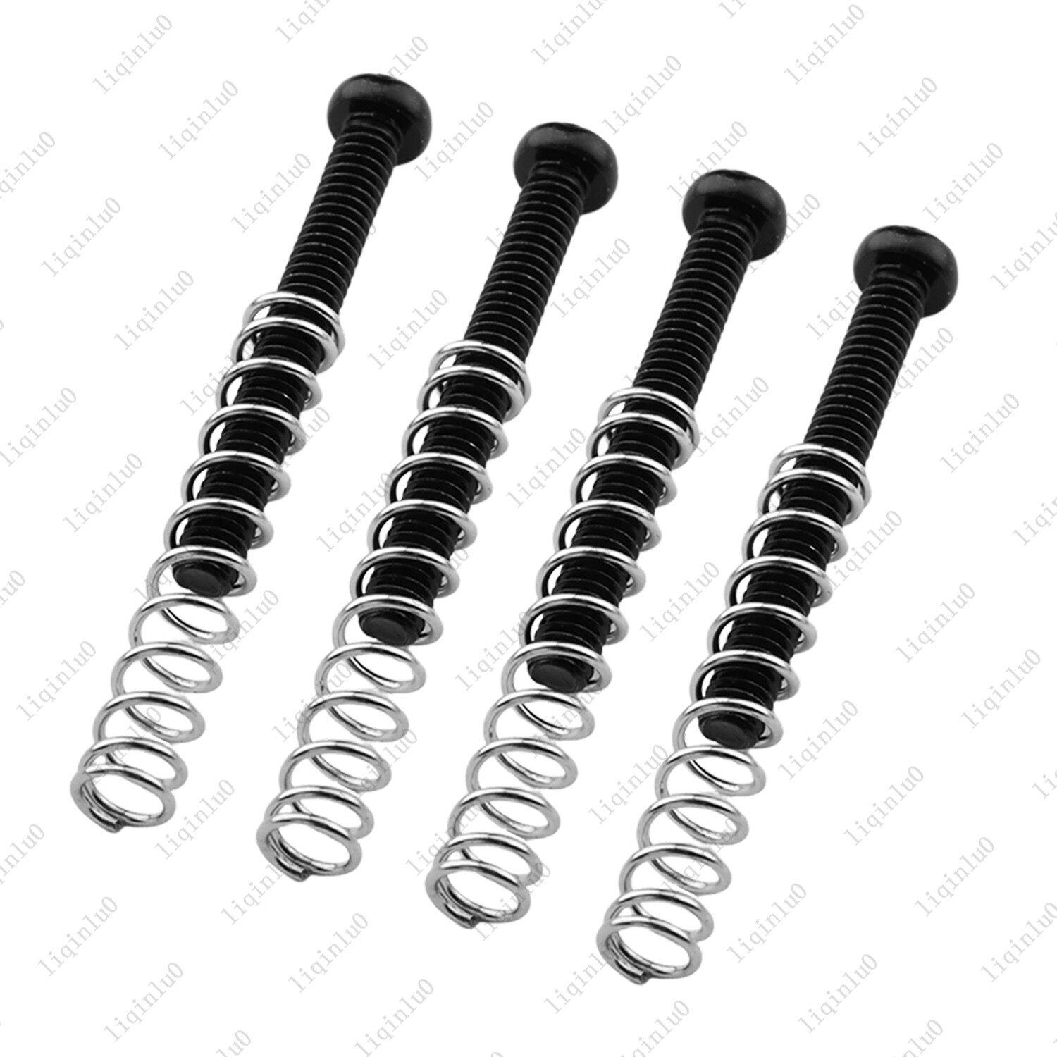 1/8” Guitar humbucker pickup Height Adjustment screws and springs-Set of 4