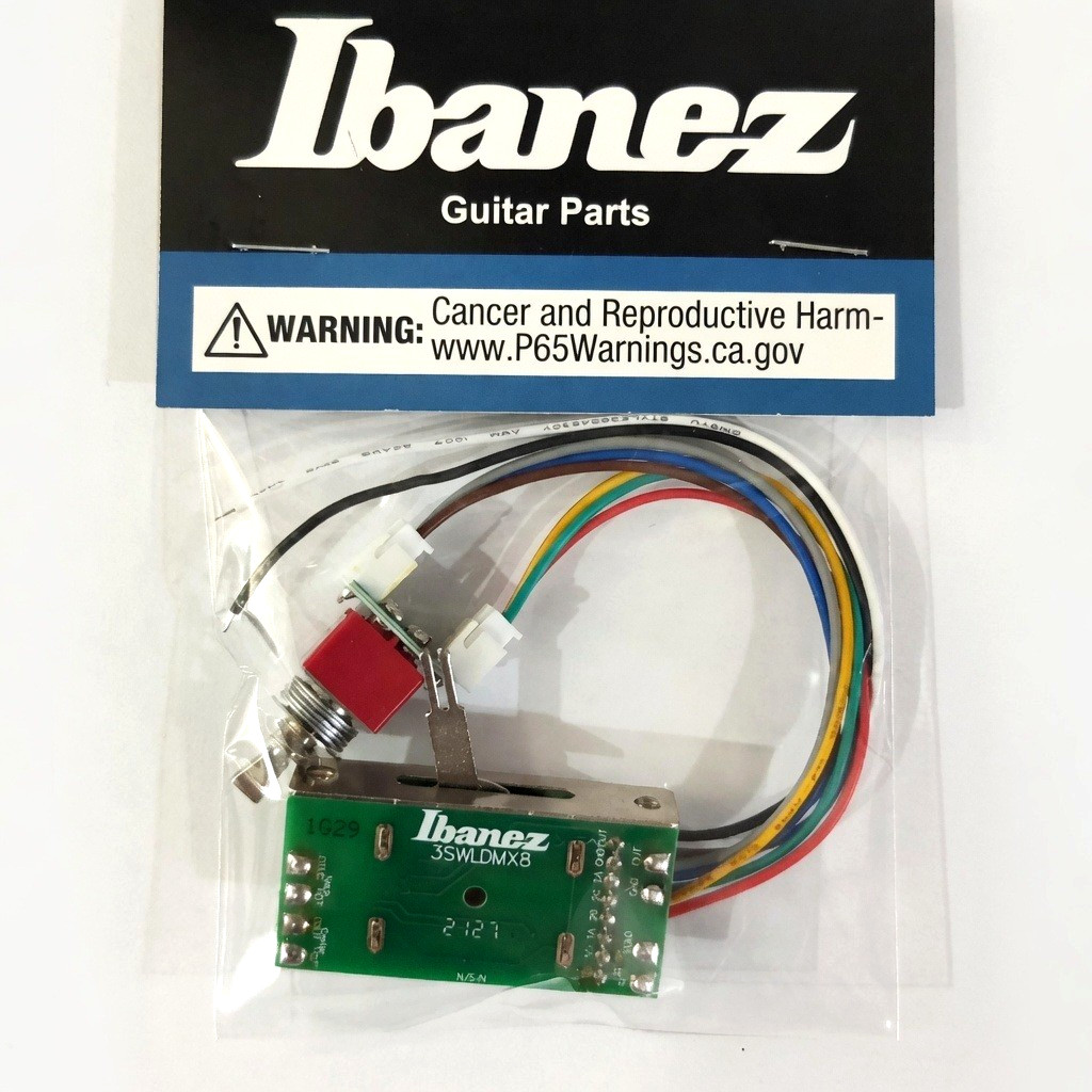 Ibanez Dynamix Switch 5 ways W/Alter Switch 3SWLDMX8 for 8 Channels S-S-S