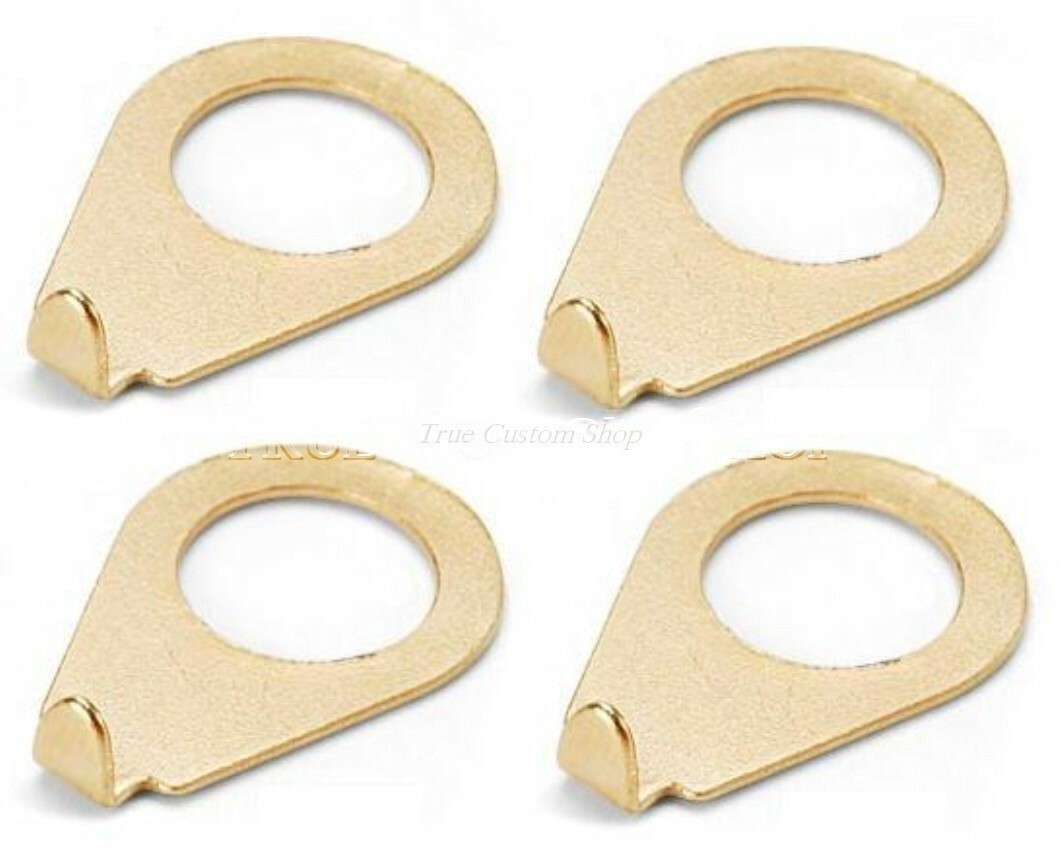 True Custom Shop® Gold USA Indicator Knob Pointer Washers for Gibson Knobs 4pk