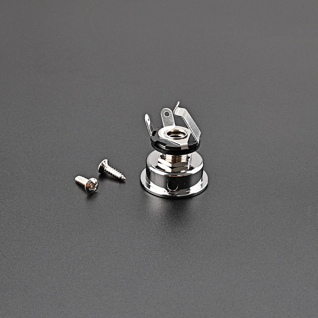 Metal Socket Jack Plate Holder For Telecaster TL Electric Guitar assembly Kits