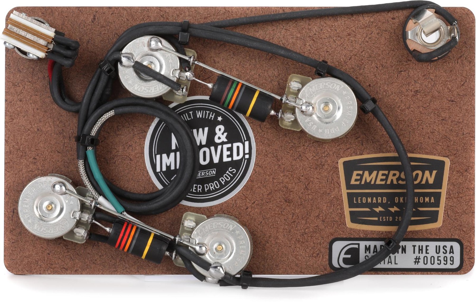 Emerson Custom Prewired Kit for Gibson ES-335 (3-pack) Bundle