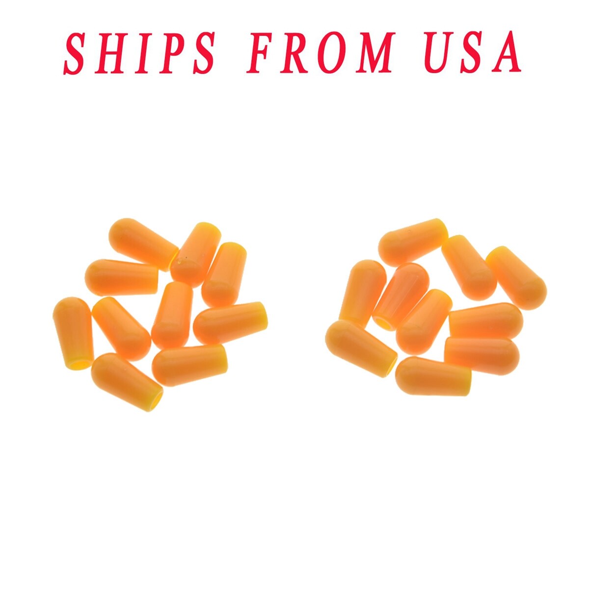 KAISH 20x Amber Metric M3.5&M4 Toggle Switch Tip Cap for Epiphone Les Paul LP