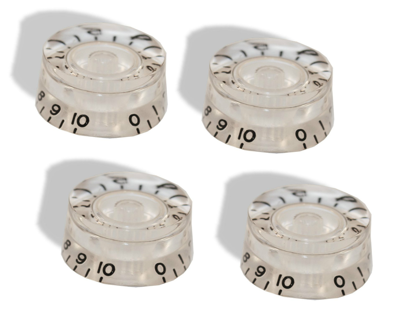 Knob Speed Style Clear 6mm Package of 4 Bitterroot 0811292CL-4P