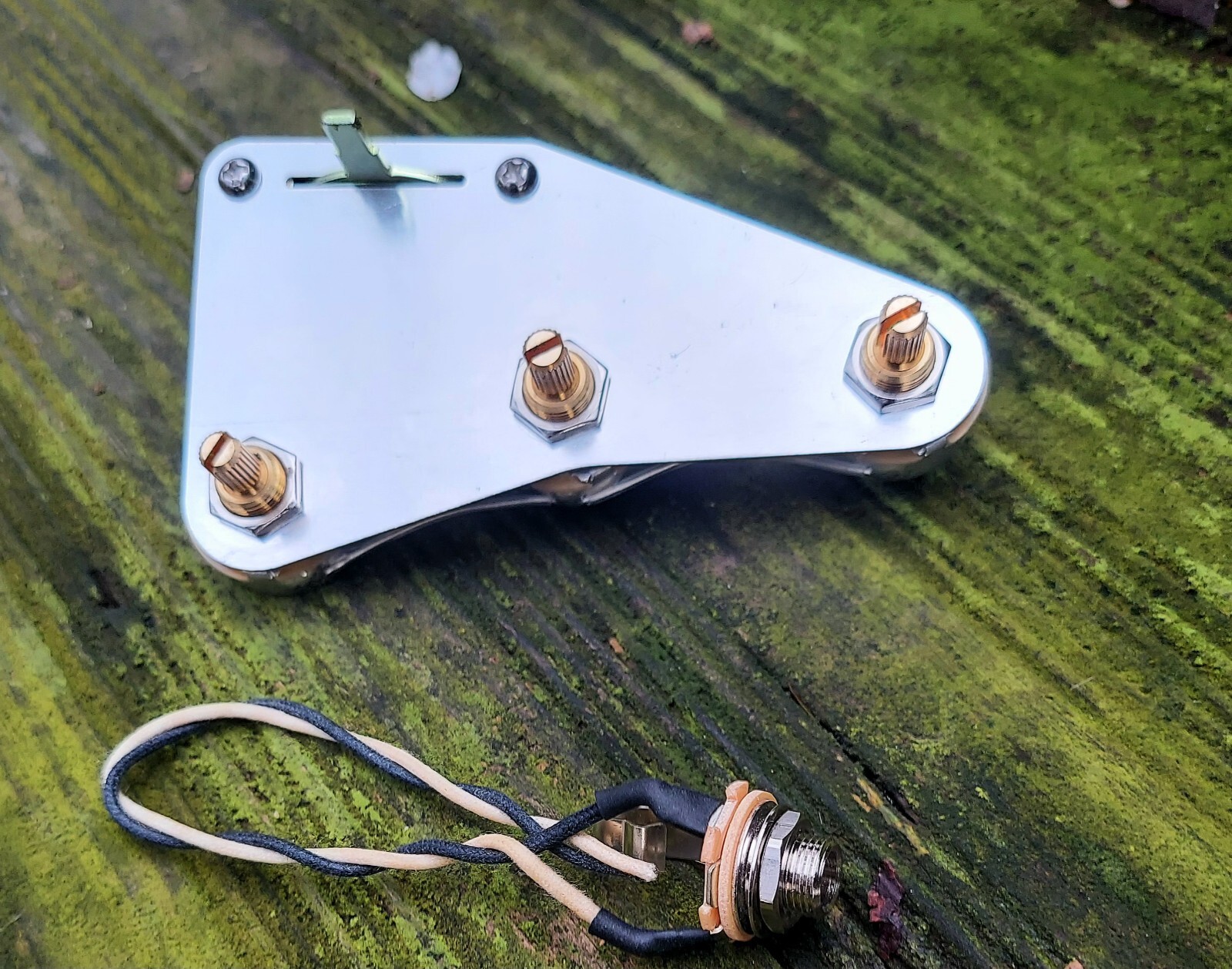 Strat Harness Blend Wiring CTS Oak 5/w Sangamo .047 PIO Switchcraft Gavitt Wire