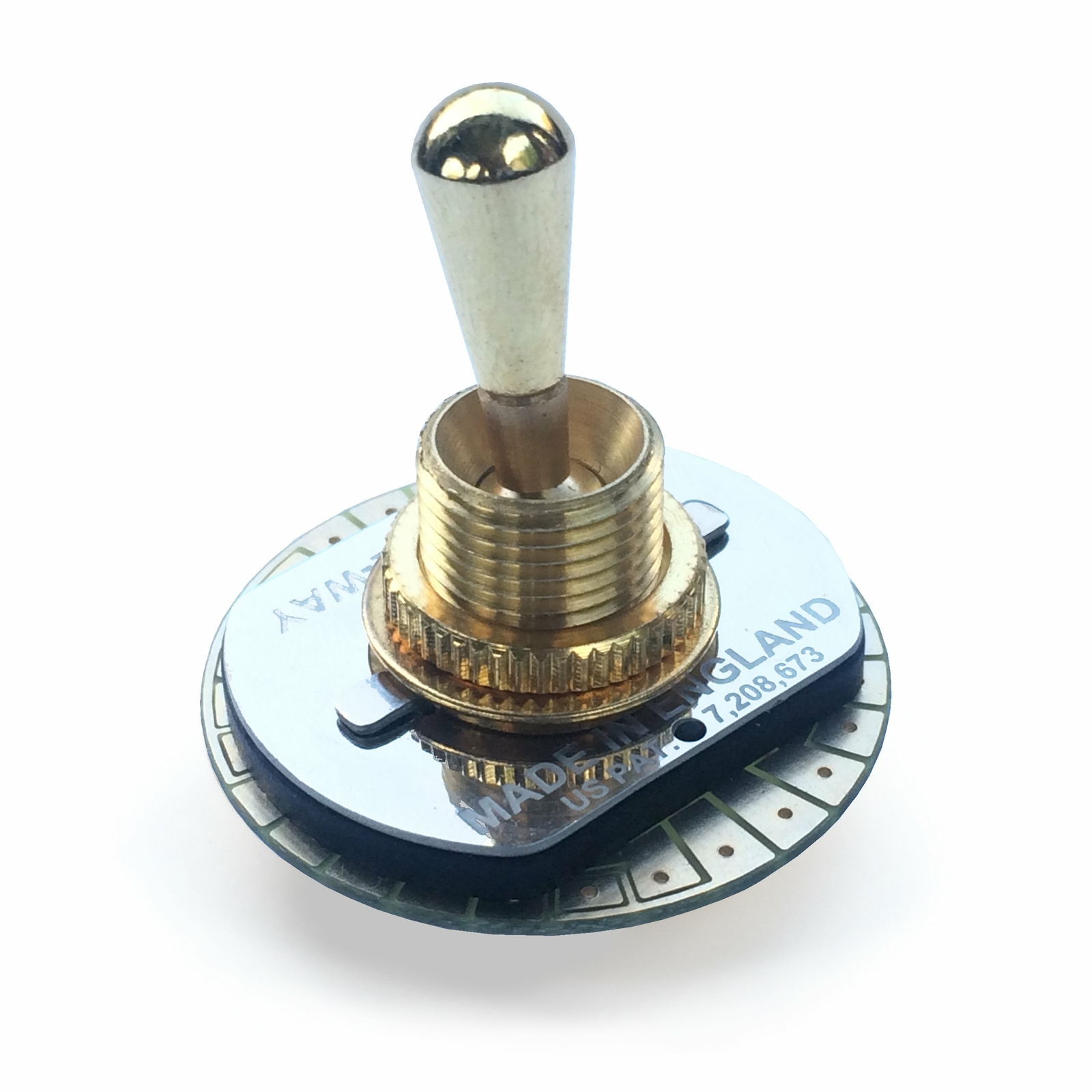 Free-way 3X3-05 Ultra 3 Way 6 Position Toggle Switch, Gold Finish with Gold tip