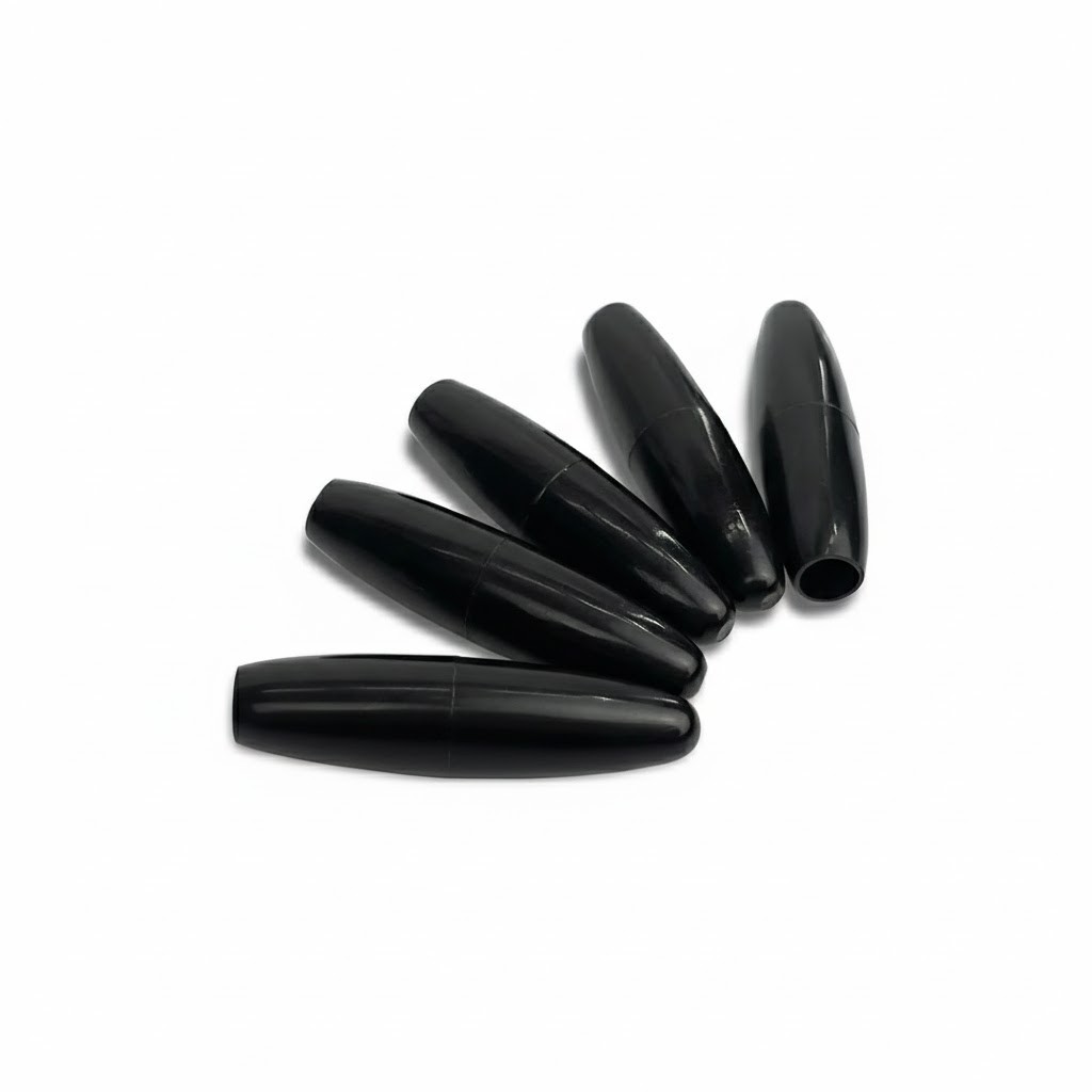 Tremolo Arm Tips (5) For Standard 4.85mm Arms – BLACK PLASTIC