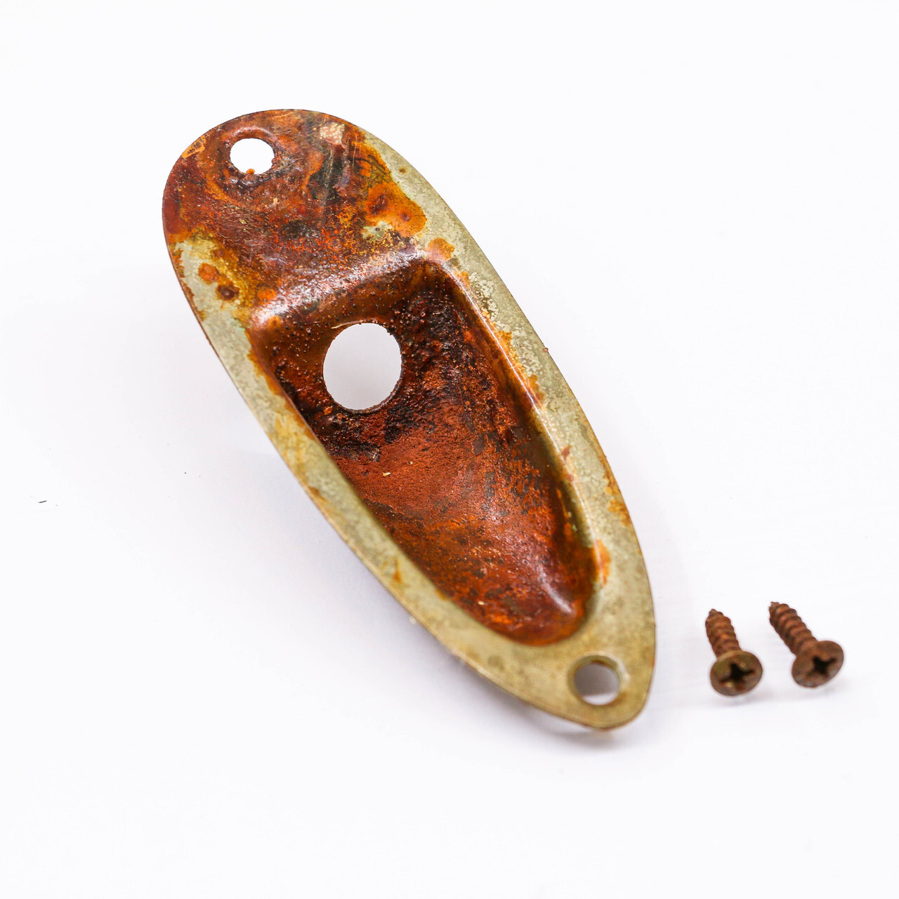 AGP ™ – Fender ® Stratocaster ® Strat ® Aged Relic Nickel Jack Plate #732562