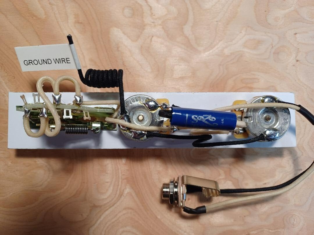 Telecaster Wiring Harness – 1966 Type: 0.022uf Sozo NexGen Blue Molded Vintage