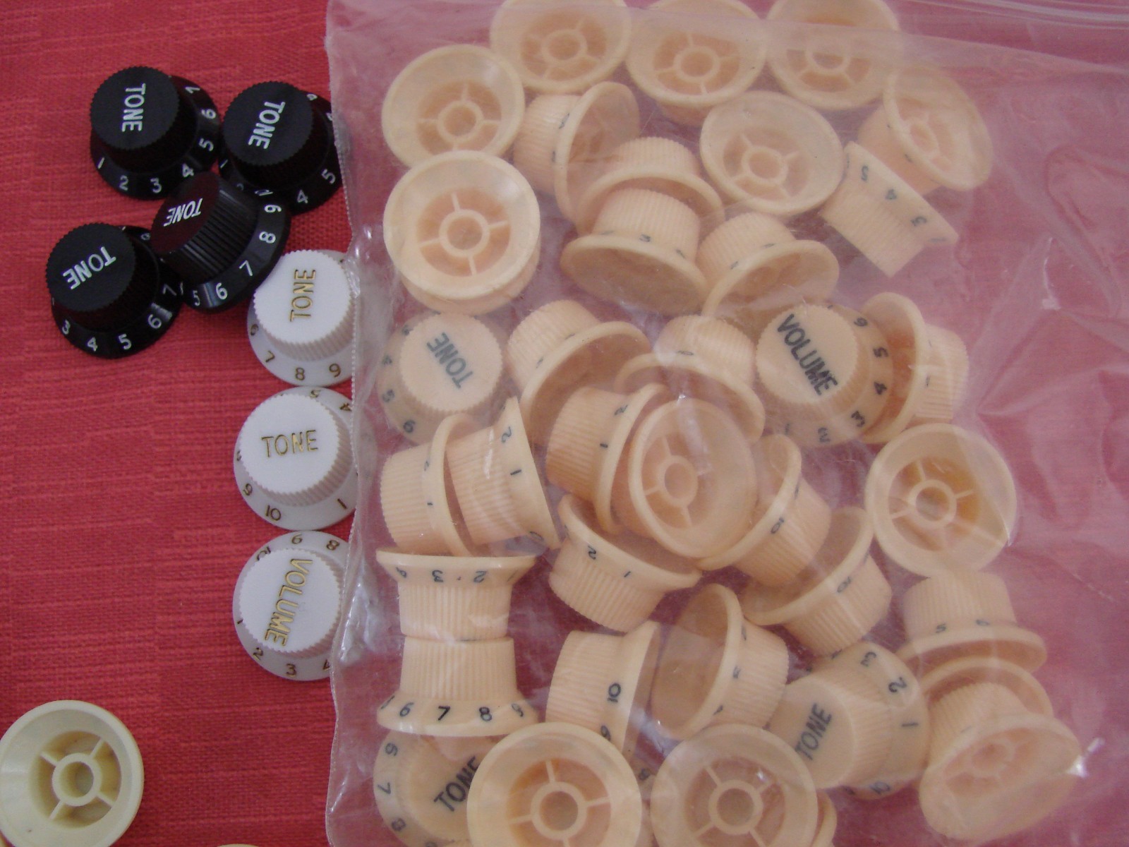 Fender Stratocaster Knobs ~ Volume Tone Bulk LOT