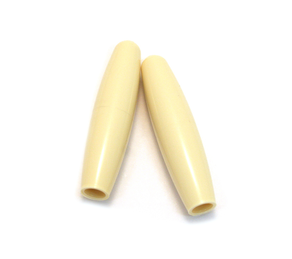 (2) Genuine Fender Aged White Stratocaster/Strat Tremolo Arm Tips 099-4933-000
