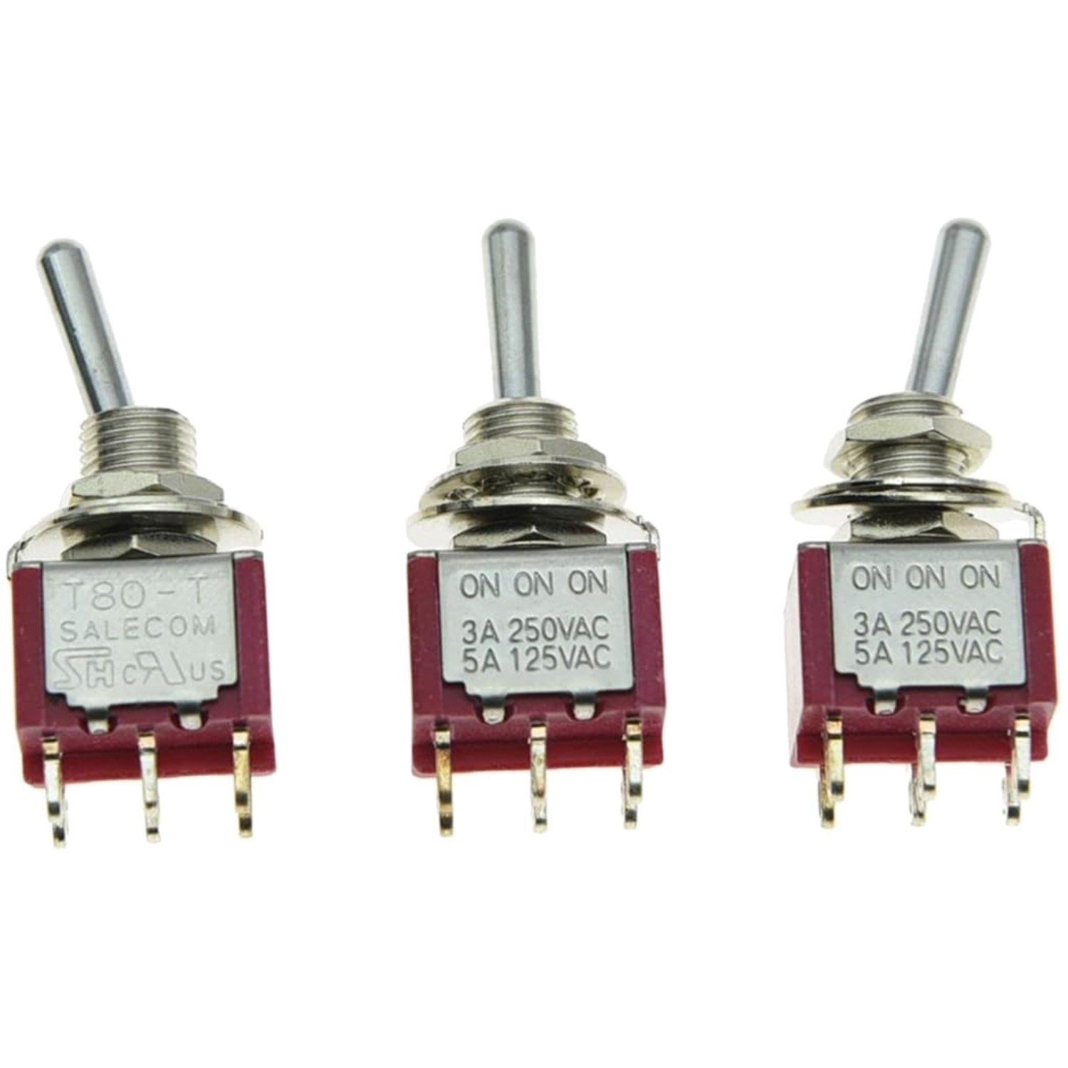 Car/Boat Mini Toggle Switches – Pack of 3