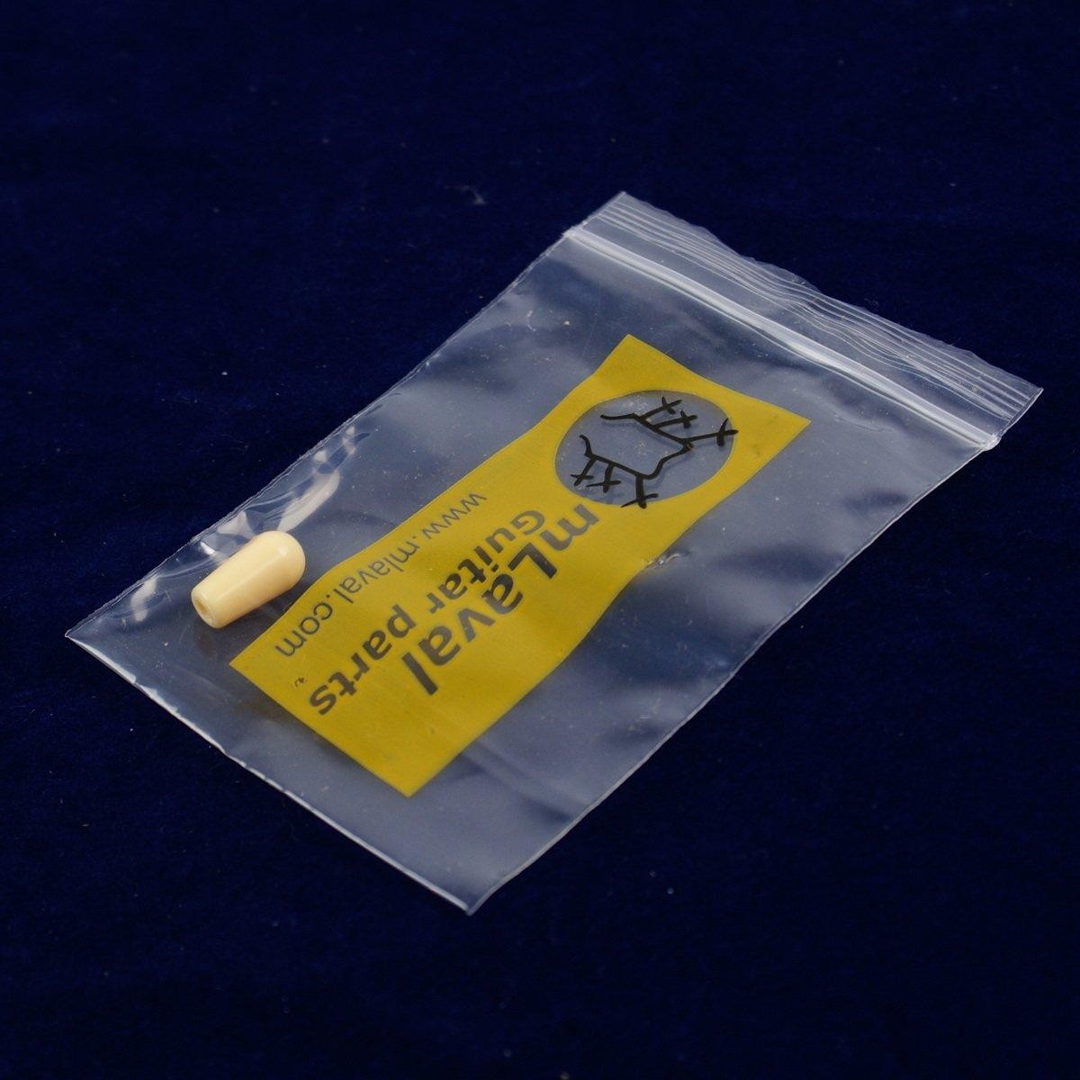 Metric M4 Switch Tip knob cap for Toggle Pickup Selector,Plastic/Cream