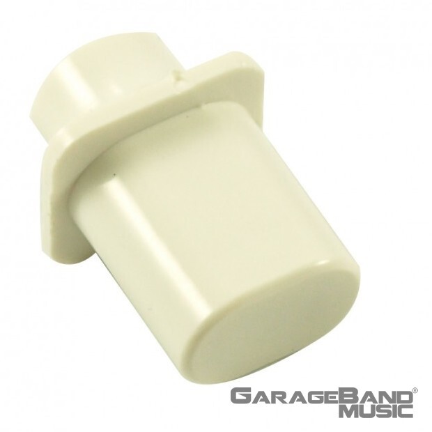 White Top Hat Switch Tip Selector Knob for Fender Telecaster Guitars & More
