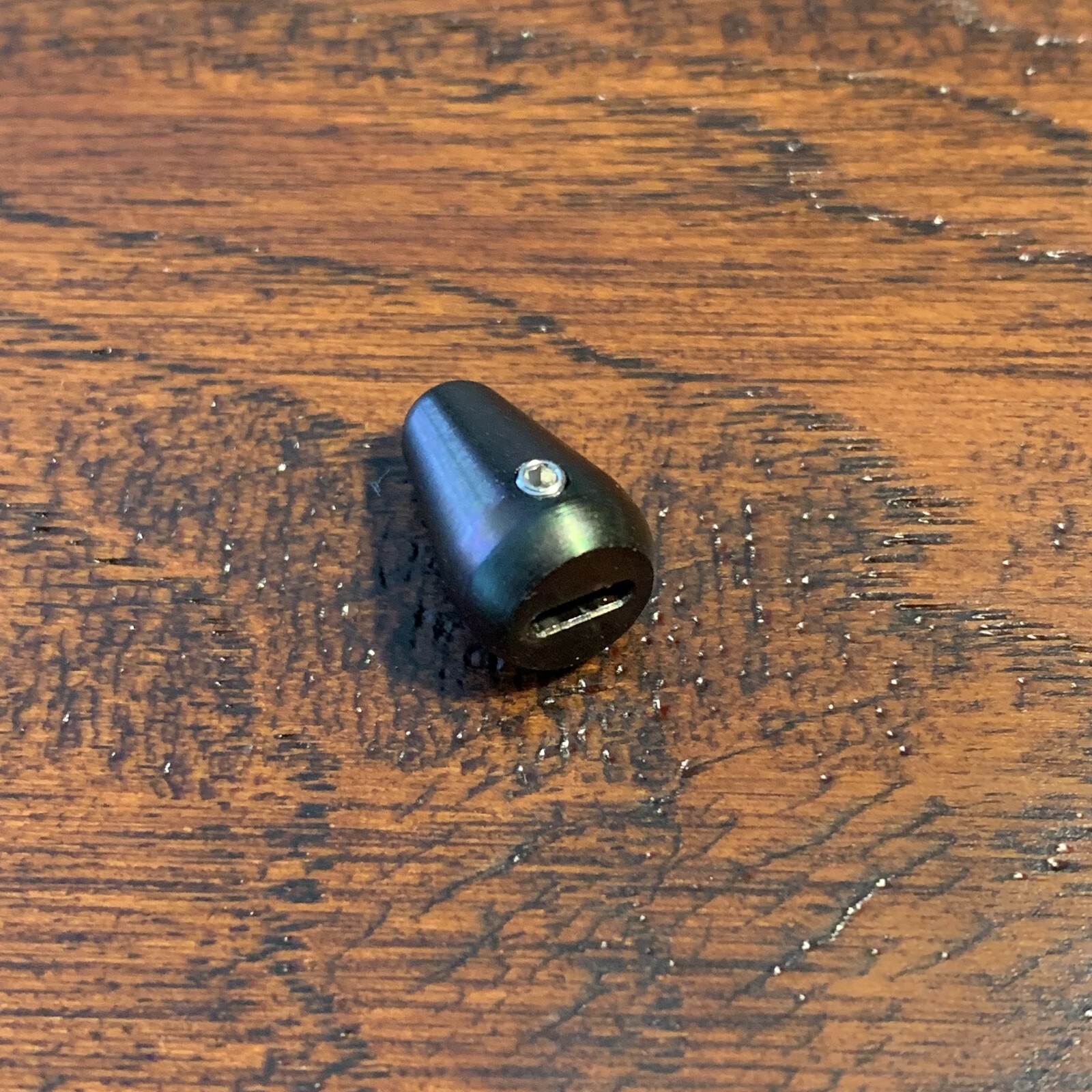 1 x Solid Brass – Black Plated / Stratocaster Switch Tip w/ Set Screw / New