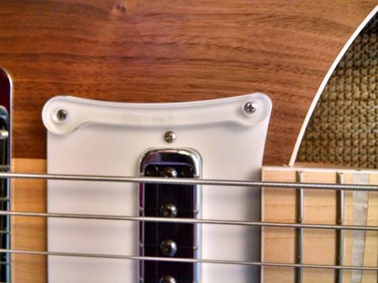 Zero-Mod 4003v2-CL Thumb Rest Bar for 2015-2023 Rickenbacker 4003 Bass NO Mods!