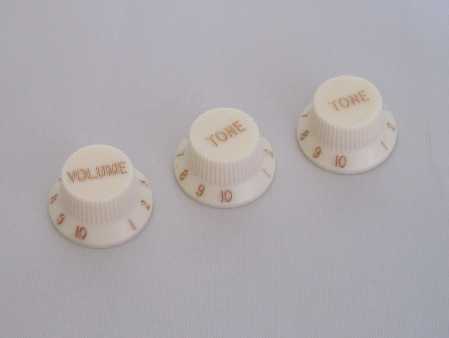 5 Sets Parchment ST Guitar Knobs Volume Tone Knob fits Fender Fast Shipping