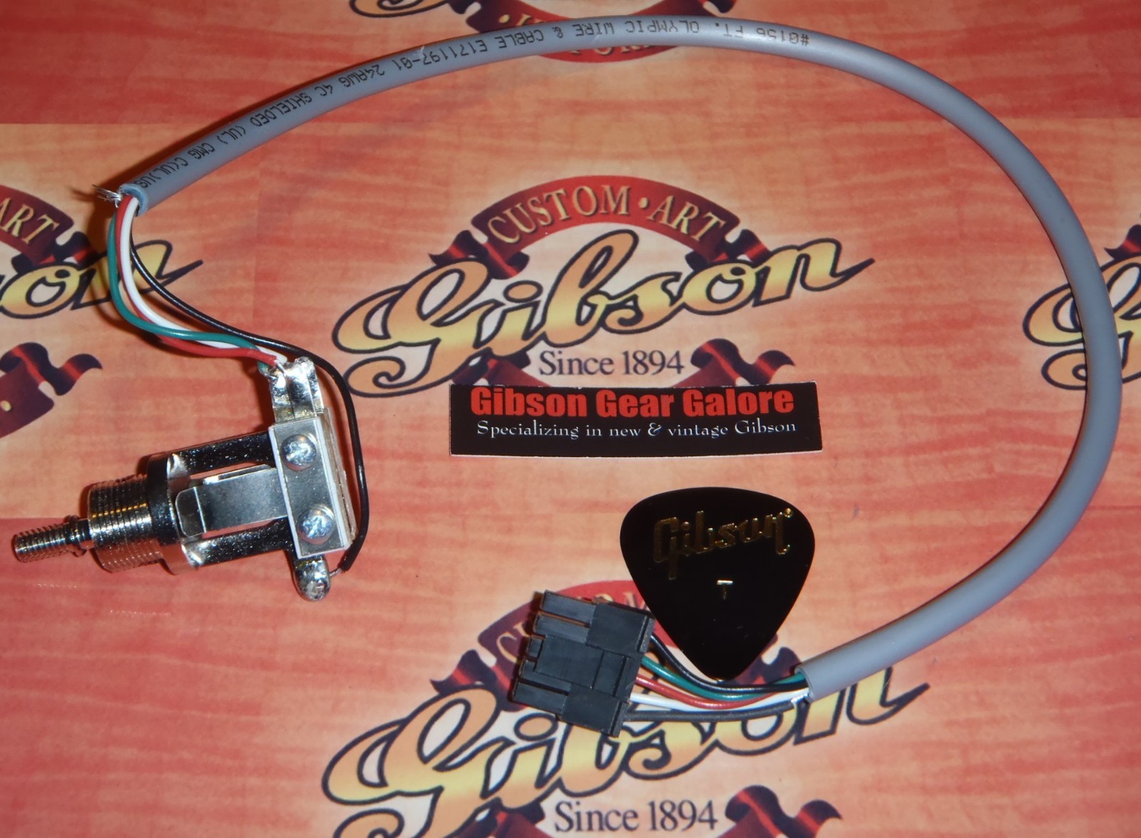 Gibson Les Paul Switch Straight Toggle Quick Connect Guitar Parts Custom Short
