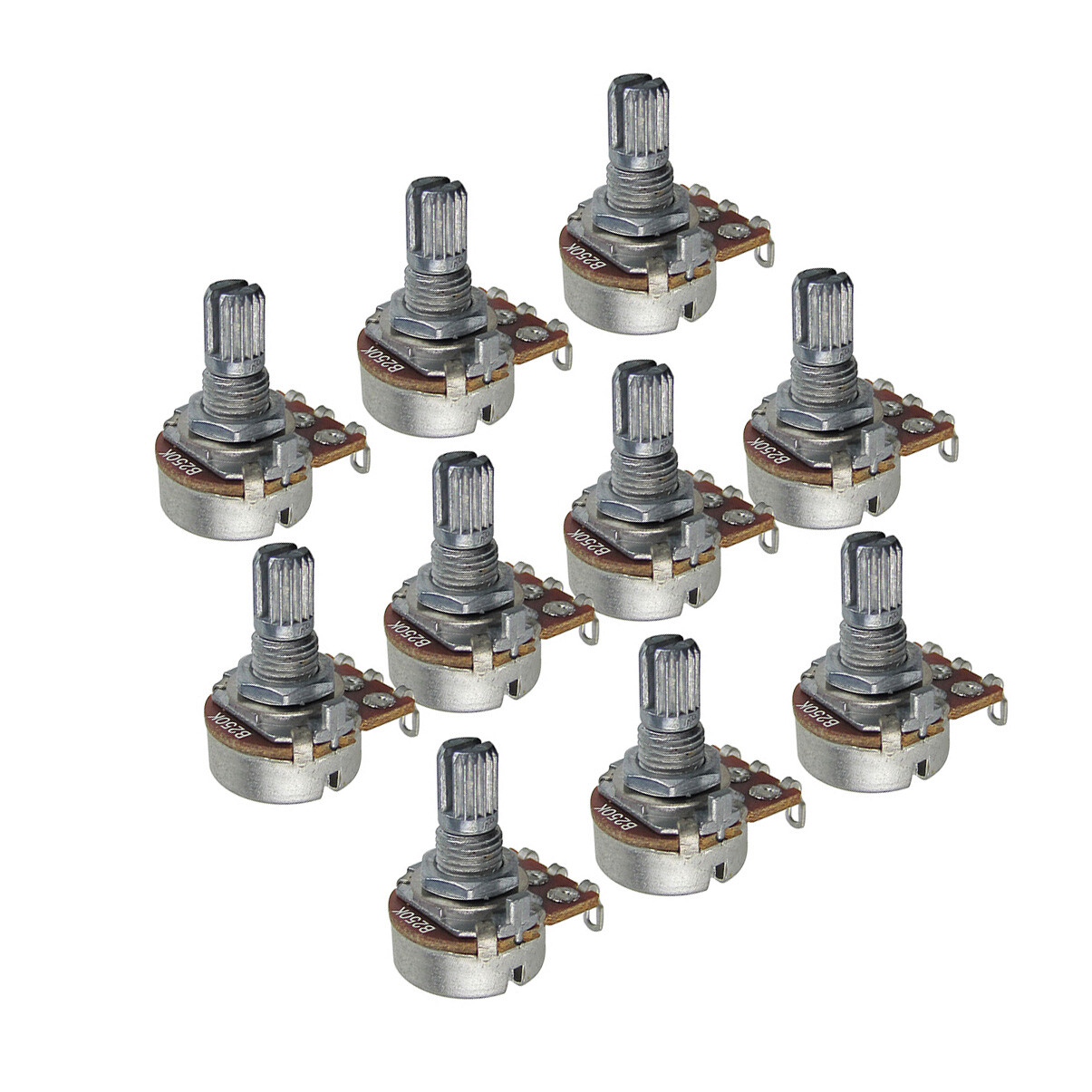 FLEOR 1Ppcs 15mm Short Shaft Pots 250K Mini Guitar Potentiometer Pots B250K