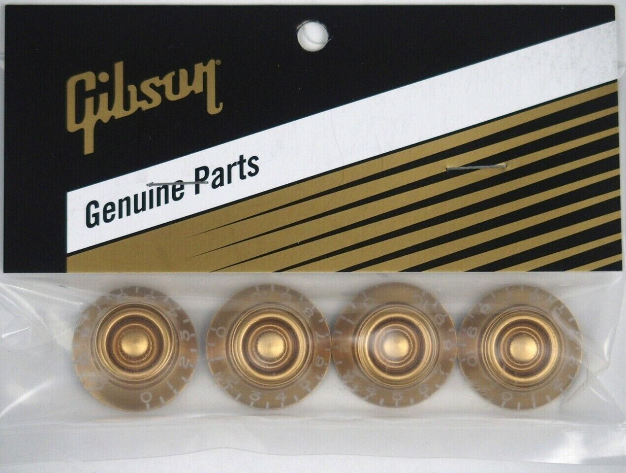 GIBSON® Top Hat Knobs Gold Set of 4 / USA Genuine PRHK-020 Les Paul ES SG ‘REAL’
