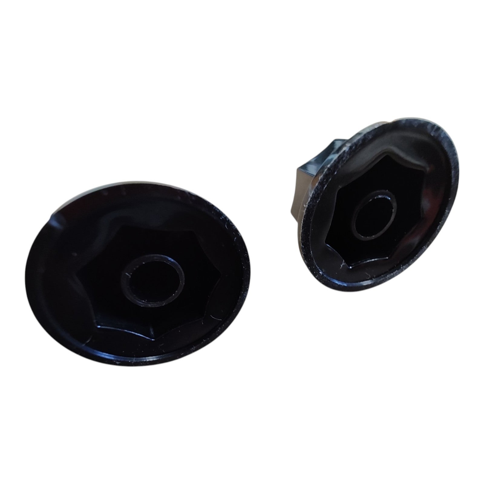 Set of 2 x 18 tooth Push On Knobs for Mustang or Jaguar
