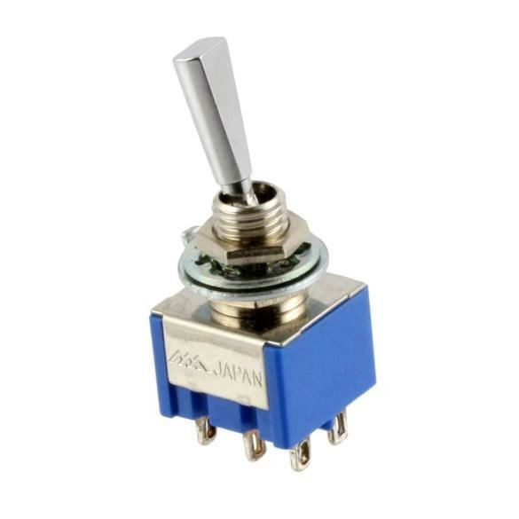 All Parts EP-0082-010 On-Off-On Mini Switch – Chrome