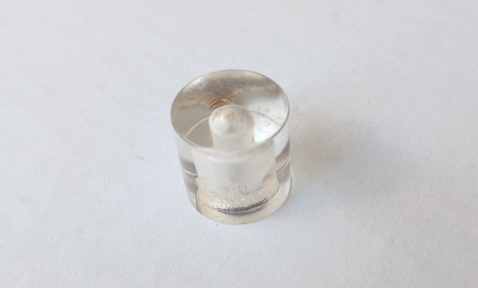 1940’s-50’s Alamo Harmony Regal Tall Clear Lap Steel Guitar Knob w/ Set Screw