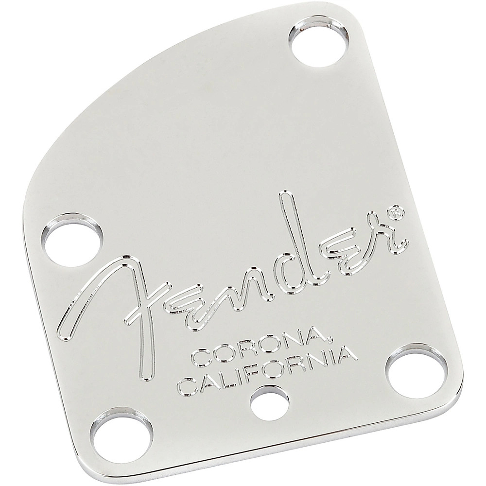Fender American Deluxe Guitar 4-Bolt Neck Plate Chrome