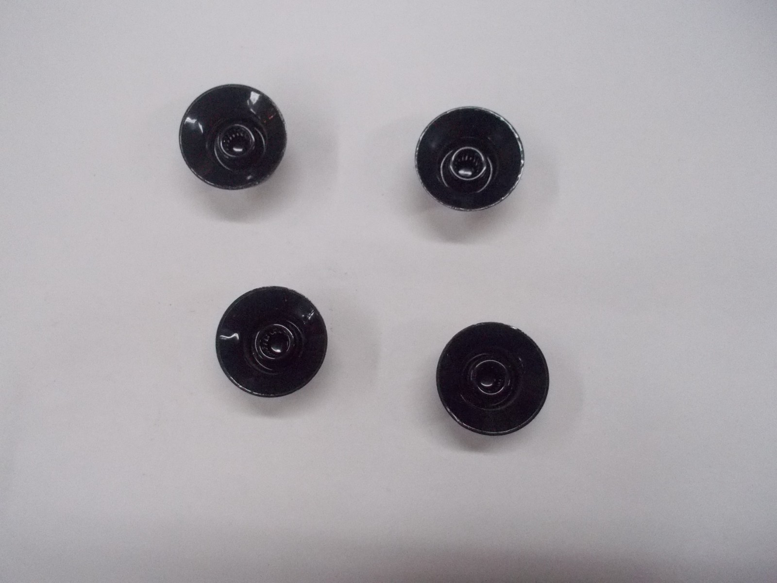 Gibson USA ES339 Custom Shop black/silver top hat volume & tone control knobs