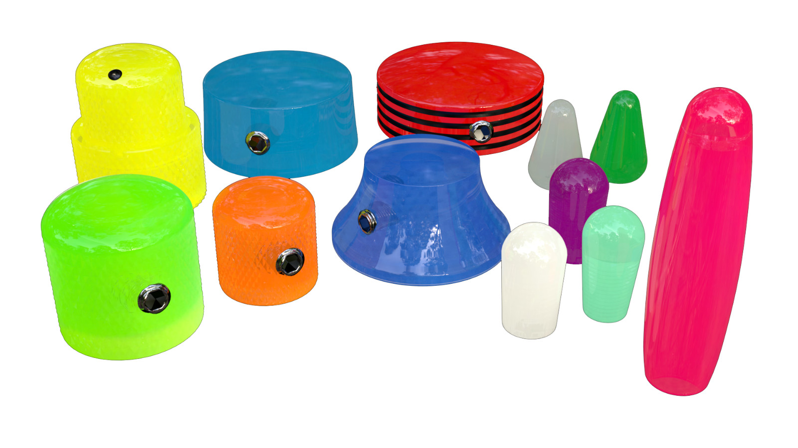 Xentric Guitars – IGNITE GEN1 Series Resin Guitar Knobs & Switch Caps