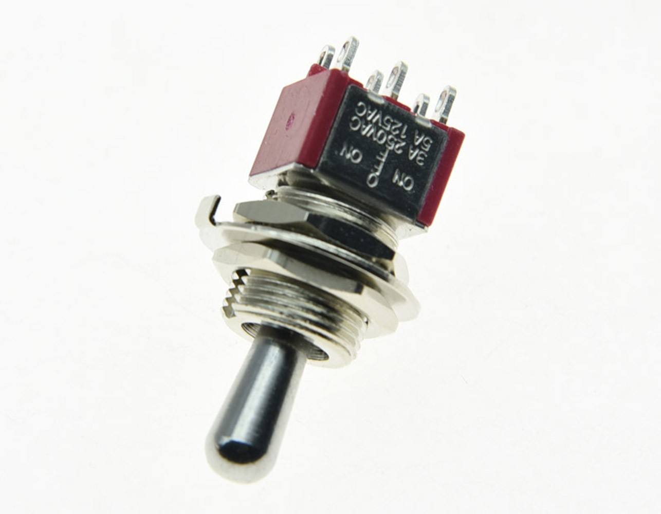 Guitar or AMP 15/32″ Threaded DPDT 3 Way ON/OFF/ON Toggle Switch Fat Bat Toggle