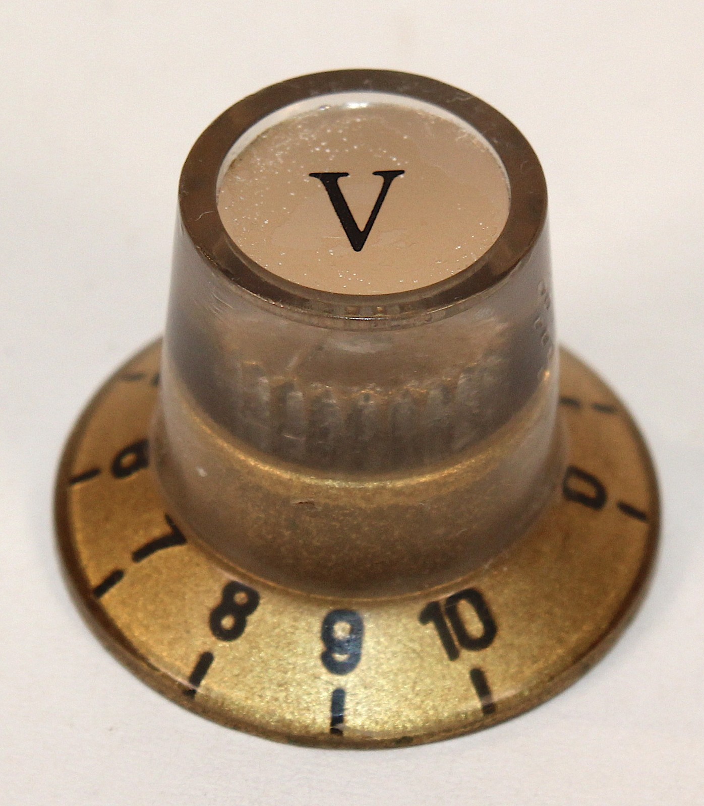 60s-70’s Epiphone Teisco Univox Amber/Gold Volume Knob