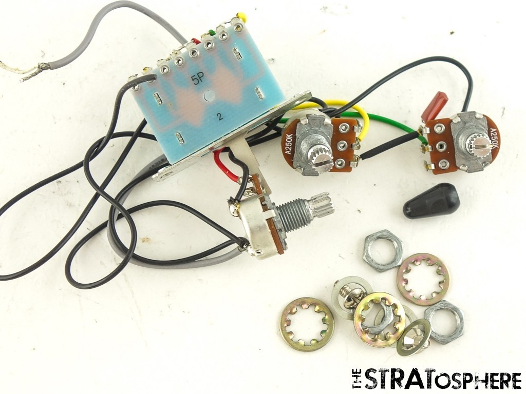 Fender Squier Affinity Series Strat, POTS Wiring & 5 SWITCH, Parts, Stratocaster
