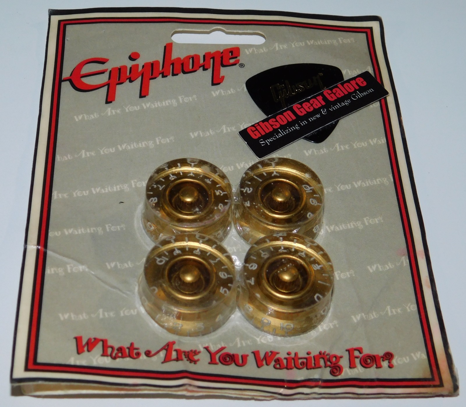 Epiphone Speed Knobs Set Gold NOS Guitar Parts Custom Les Paul SG Project ES V