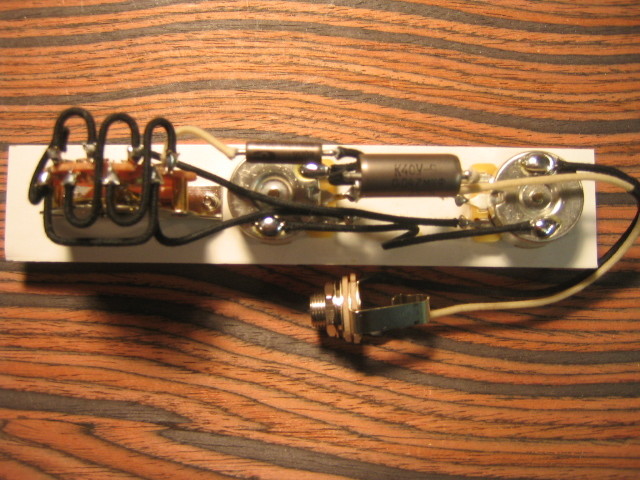 Wiring Harness for Esquire – Eldred Cocked Wah Mod – OG, CTS, NOS PIO Caps