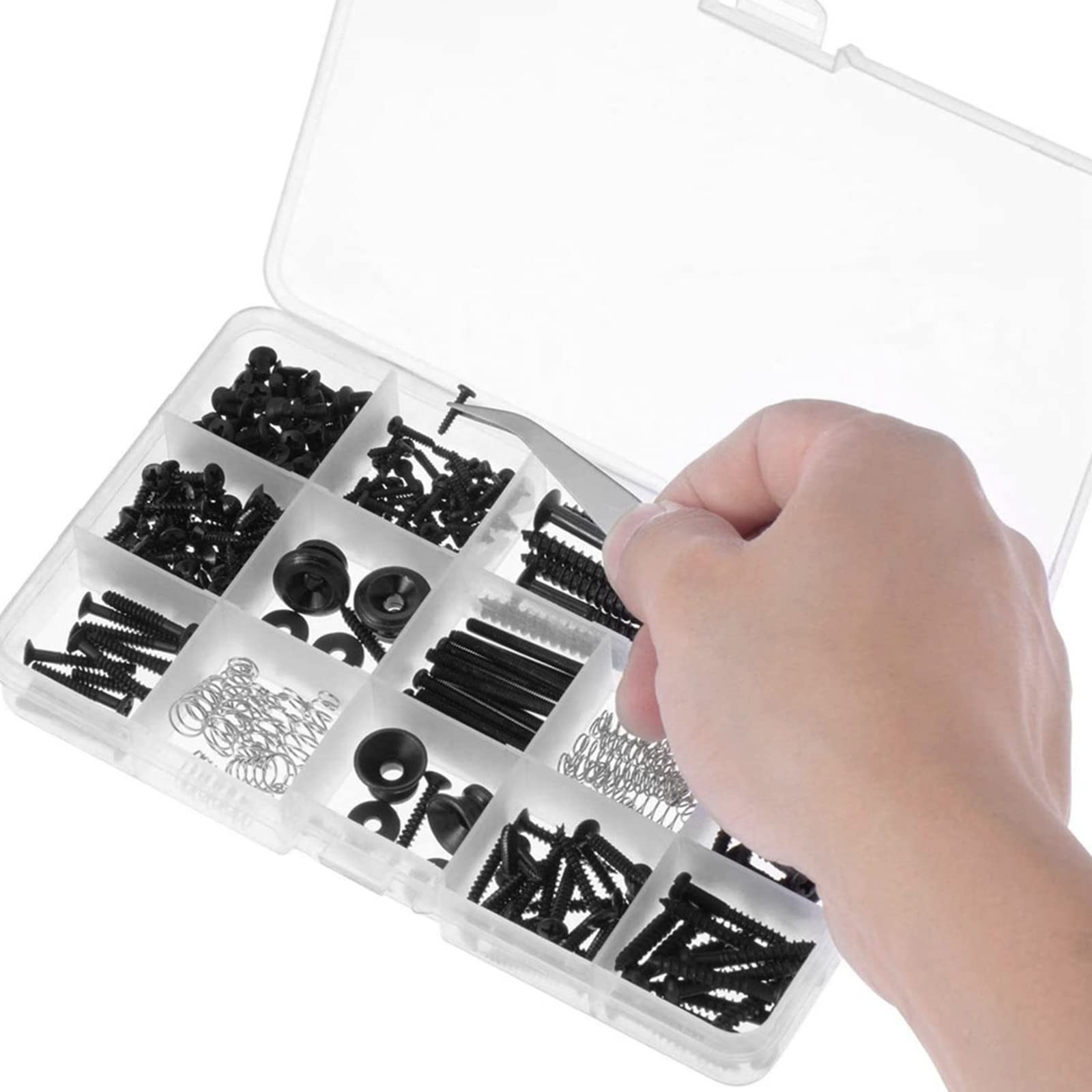 254 Pcs Guitar Screws Kit for Electric Guitar Bridge Pickup Pickguard Tuner