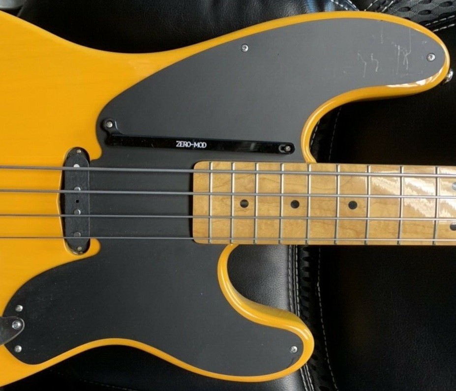 Zero-Mod PBT1 Black Thumb Rest for Fender 51 Precision Bass OR Tele Bass NO MODS
