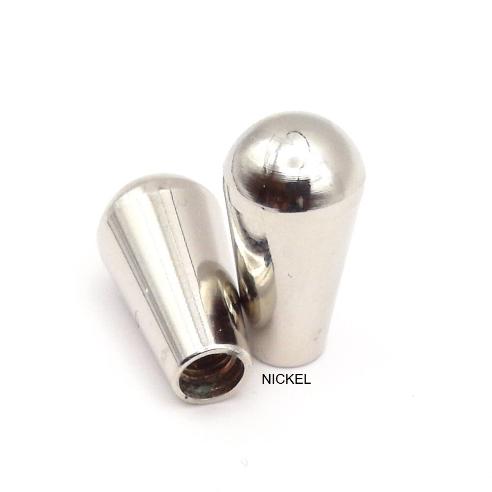 True Custom Shop® Nickel Metal Metric Switch Tips for Gibson Epiphone Guitars