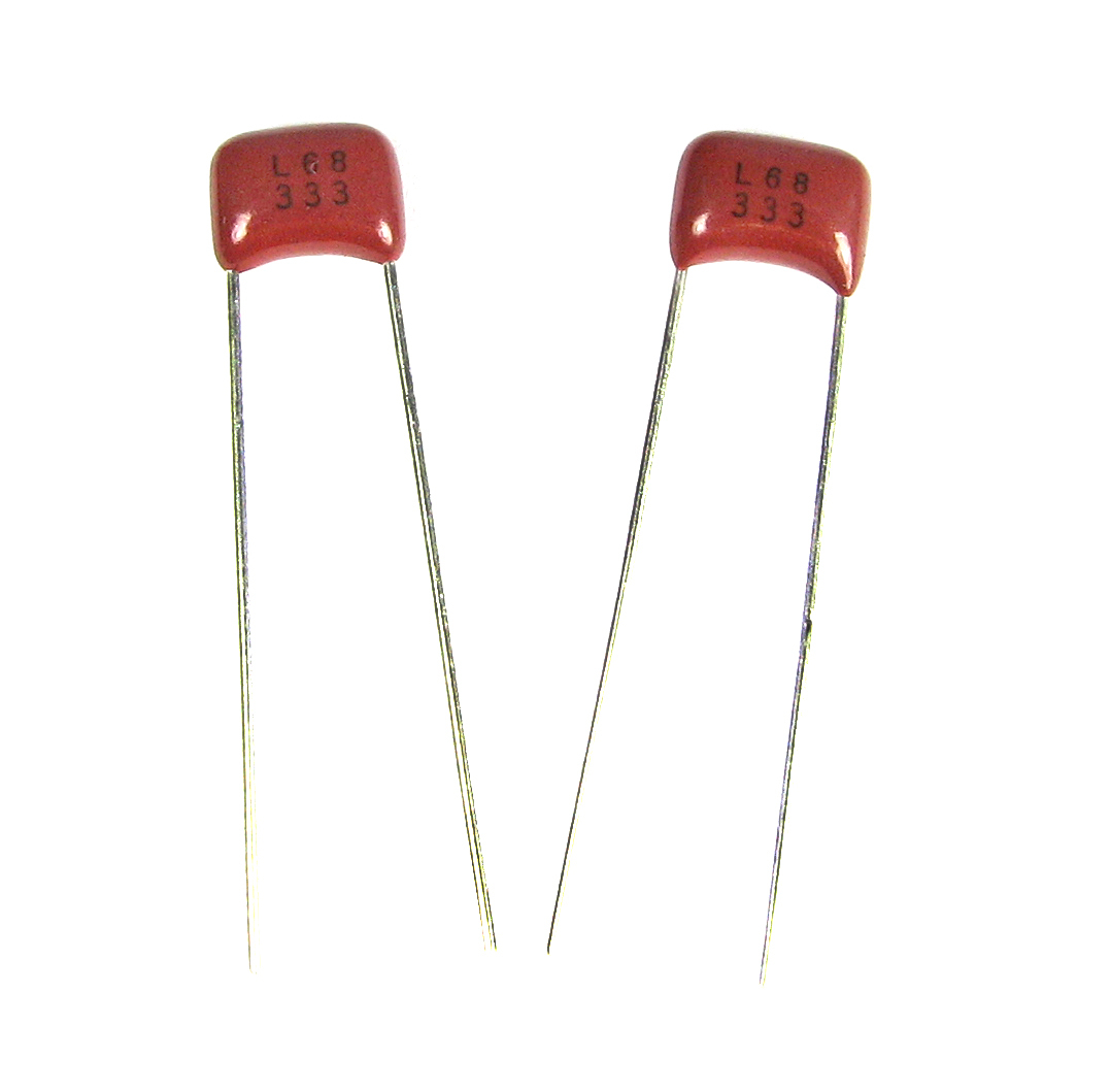 2pc. Electric Guitar Tone Capacitors: 0.033uF (microFarad)