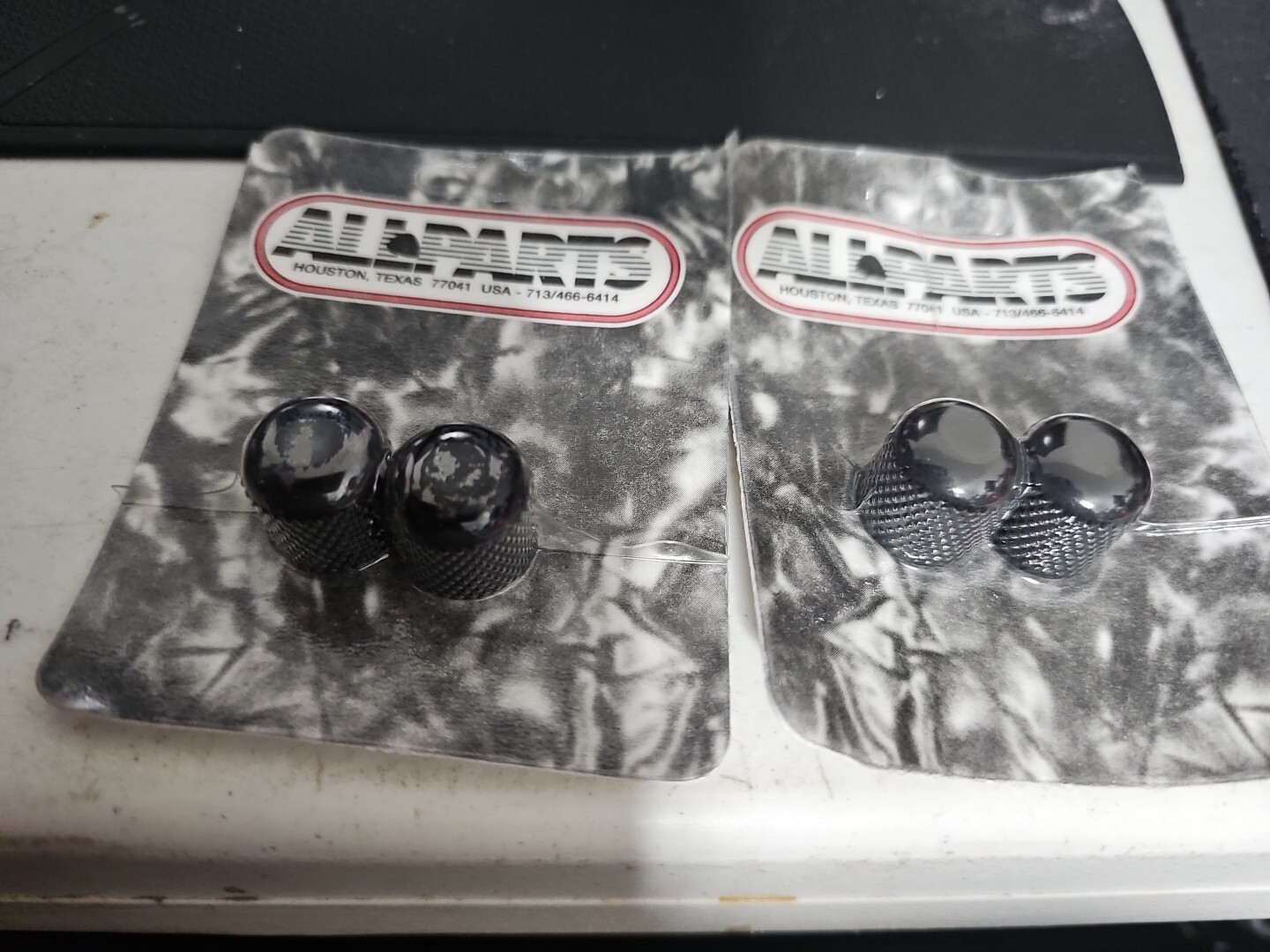 All Parts Black guitar volume knobs, pack of 4