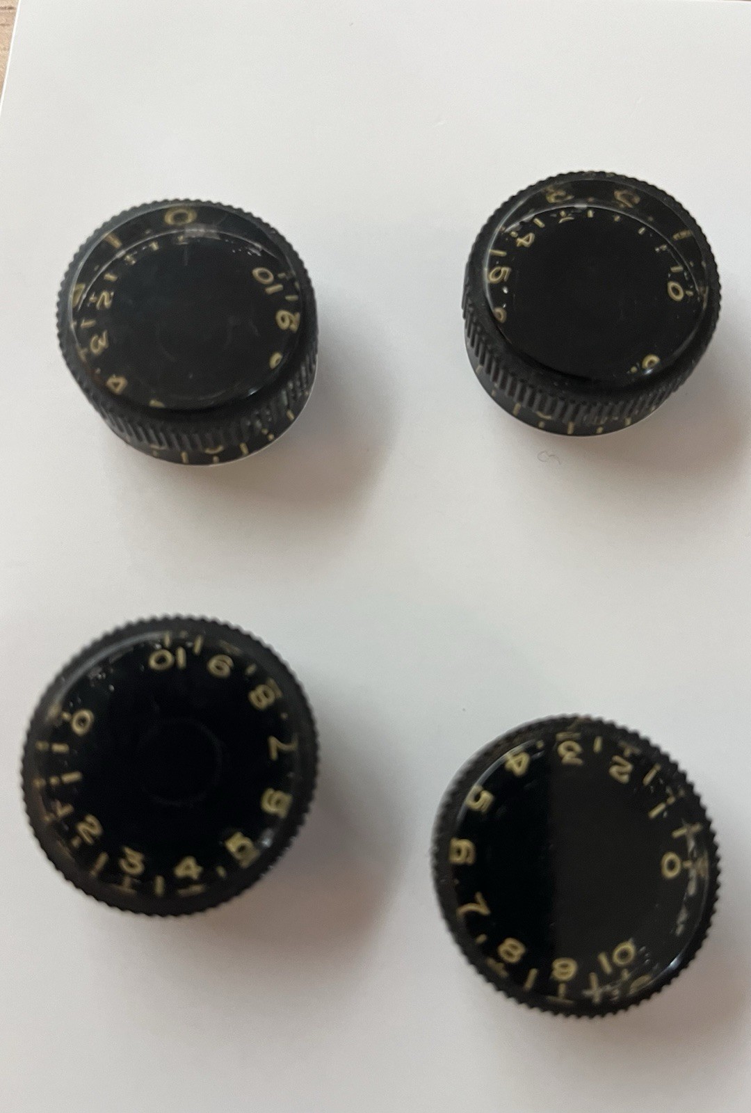 Vintage Ibanez Sure Grip III Speed Knobs Set of 4 Used Circa 1980’s MIJ Original