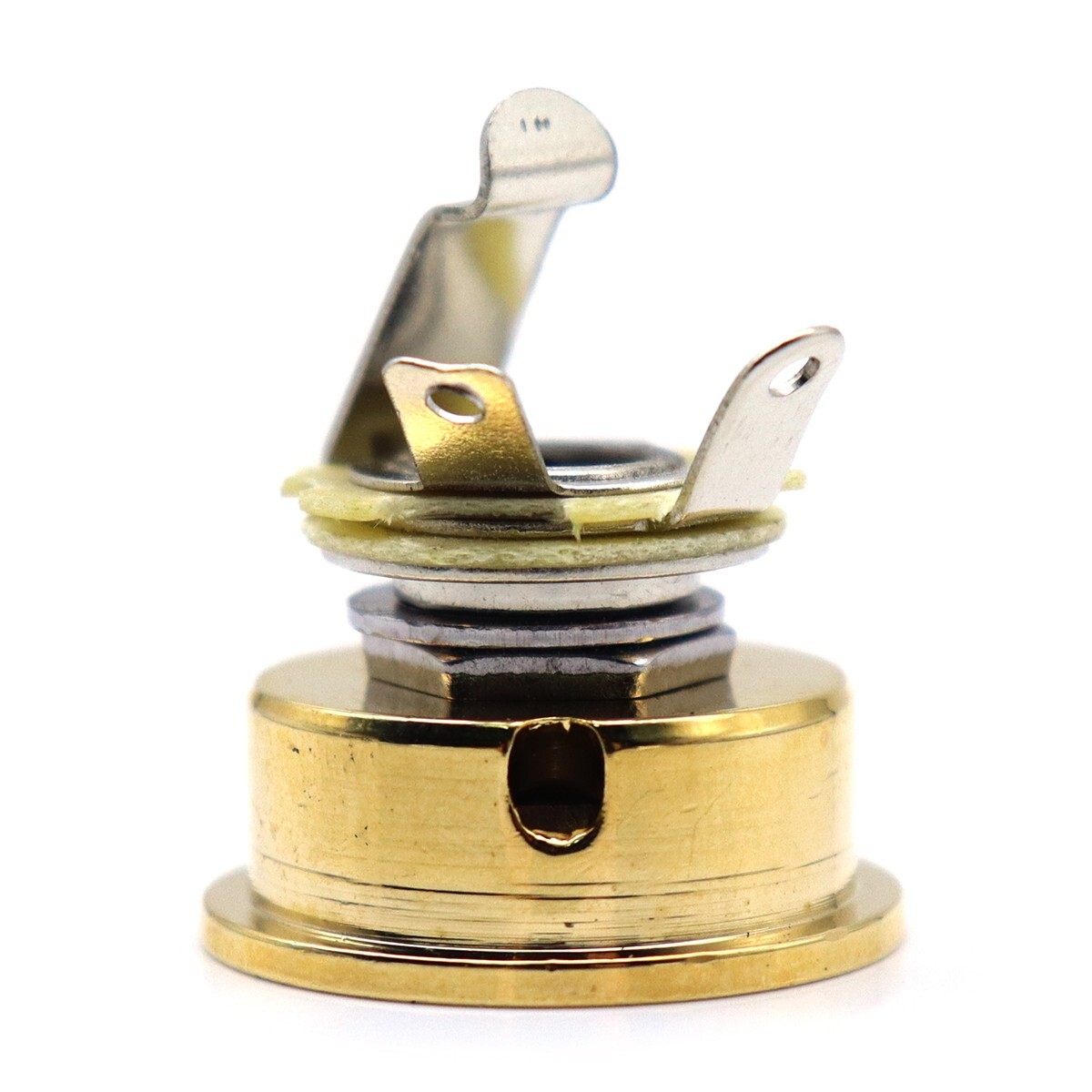Gold Metric Threading Electric Guitar Jack 6.35mm Electrosocket Jack for Tele