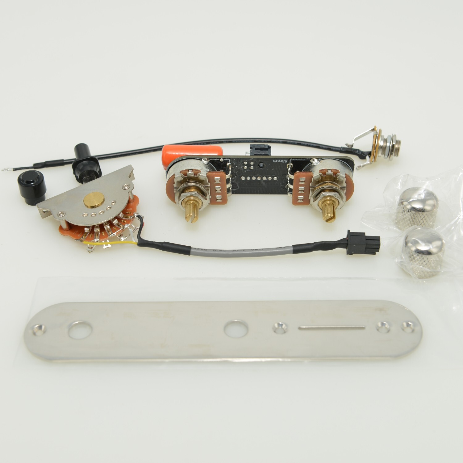 Waaah Greasebucket TL Guitar Control Plate System with Free-Welding 4 Way Switch
