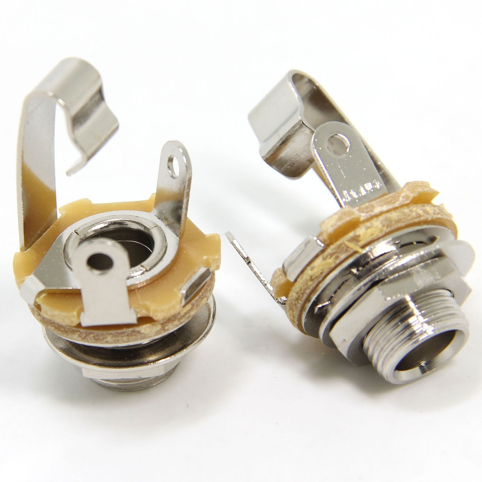 Ancable 2-Pack 1/4 Inch Female Guitar Input Jack-6.35mm TS Mono Panel Mount…