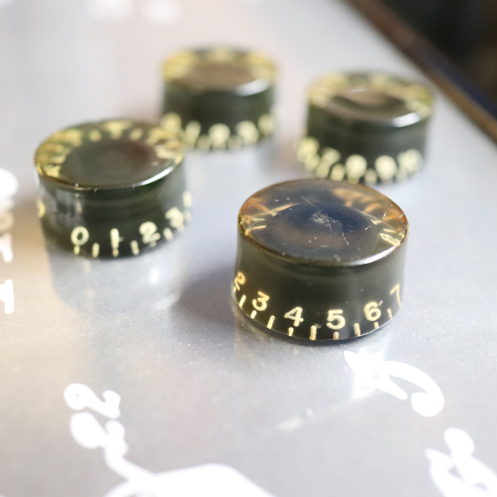 Vintage 1970’s USA Gibson Speed Knob Set SG RD Les Paul Explorer Flying V Guitar