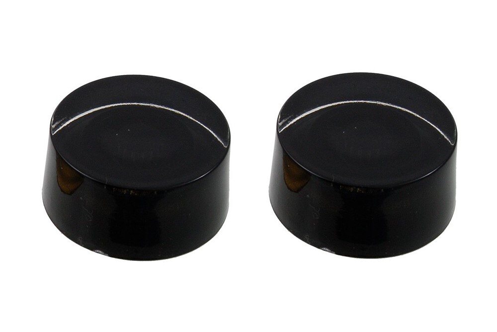 NEW – Set of 2 Vintage Style Speed Knobs For Guitar, No Numbers – BLACK