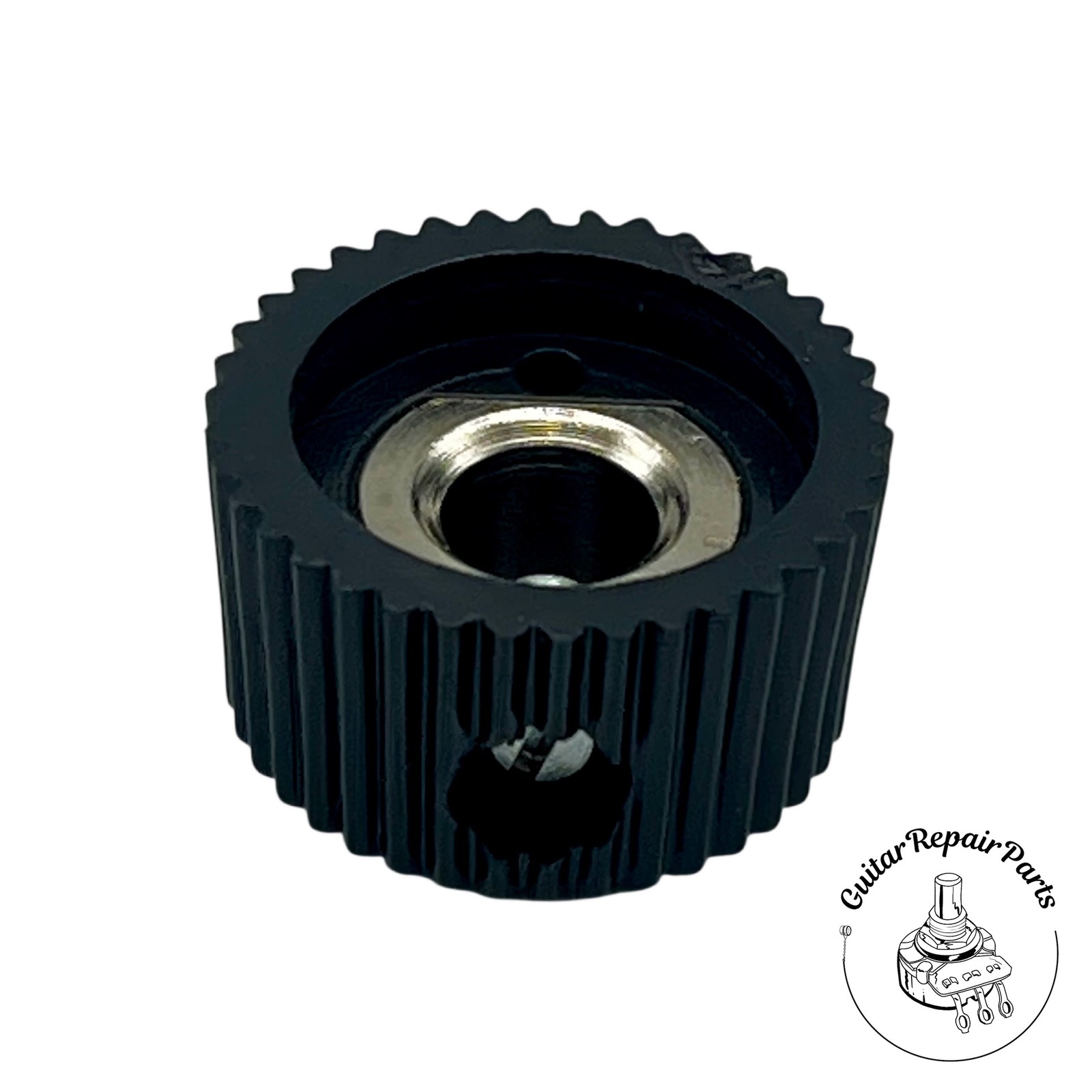 Cupcake Style Radio Amplifier Knob w. Indicator (1 pc) – Black