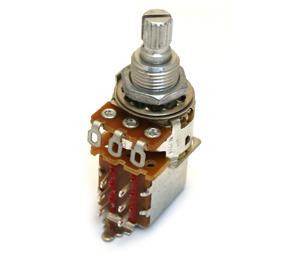 EP-0285-000 250K DPDT Push/Pull audio taper potentiometer bass/Guitar