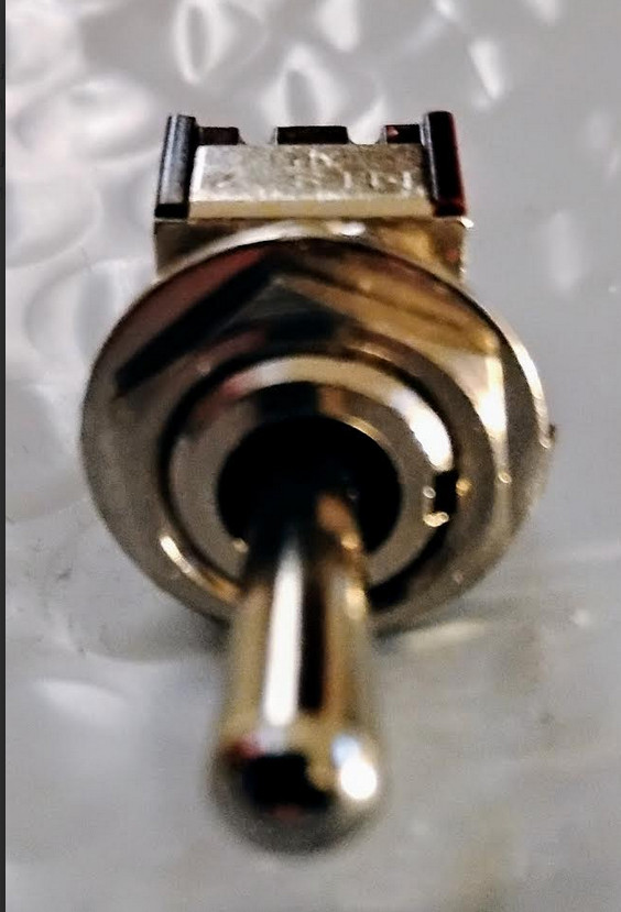 LARGE TOGGLE Pickup Selector Switch ON/ON/ON fits 15’32” hole. ECONOMY
