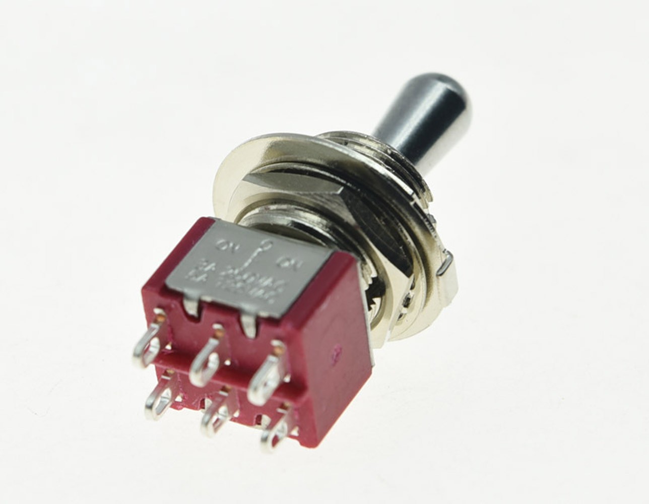 Guitar or AMP 15/32″ Threaded DPDT 3 Way ON/OFF/ON Toggle Switch Fat Bat Toggle