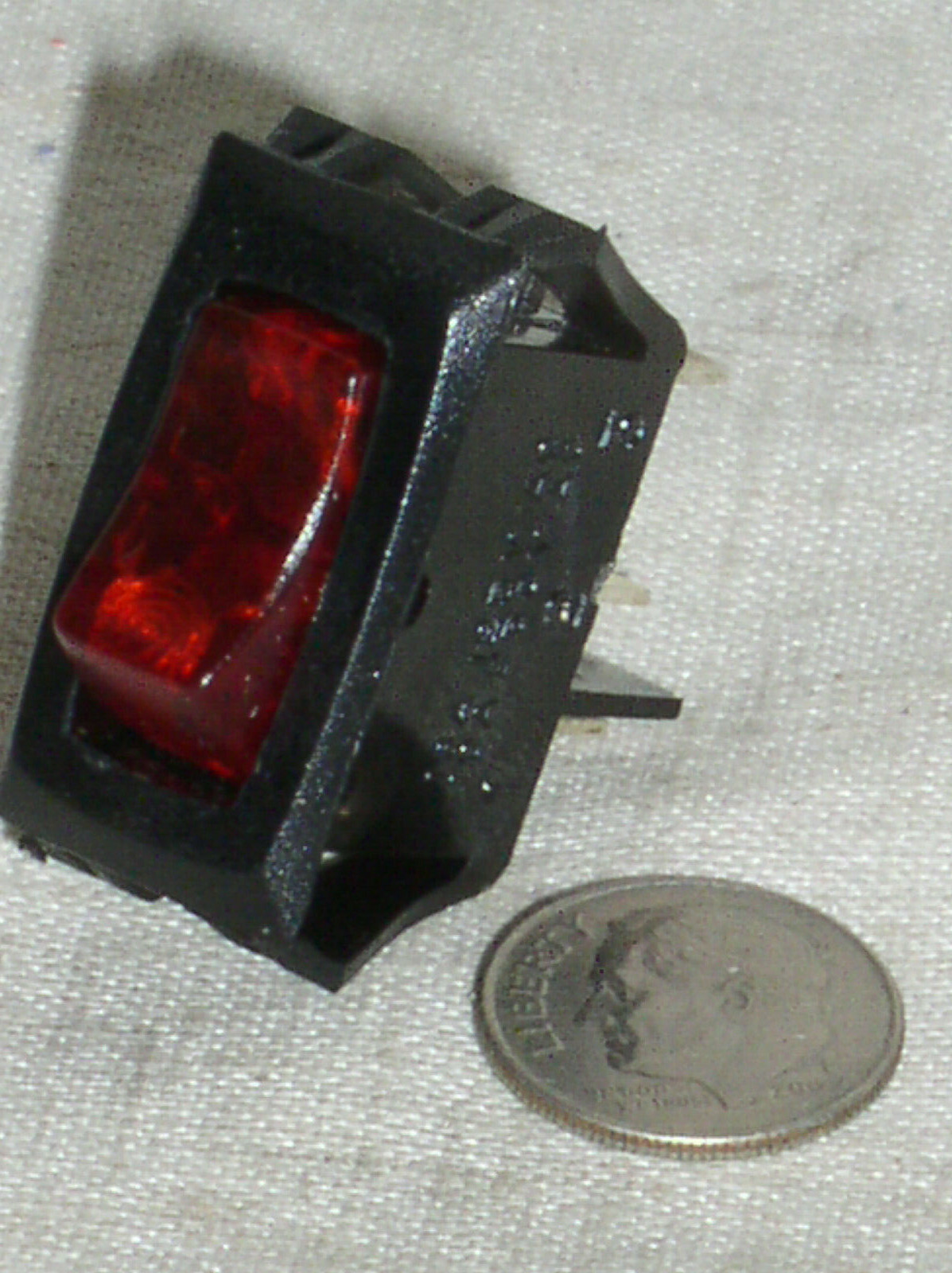 SPST ON-OFF AC 16 A 16A AMP PANEL MOUNT NEON LAMP LITE LIGHTED ROCKER SWITCH USA